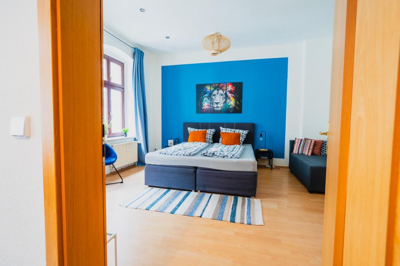 Blue Chili 08 - Magdeburg 2-Zimmer Altbau, Wi-Fi, 5 Pax Buitenkant foto