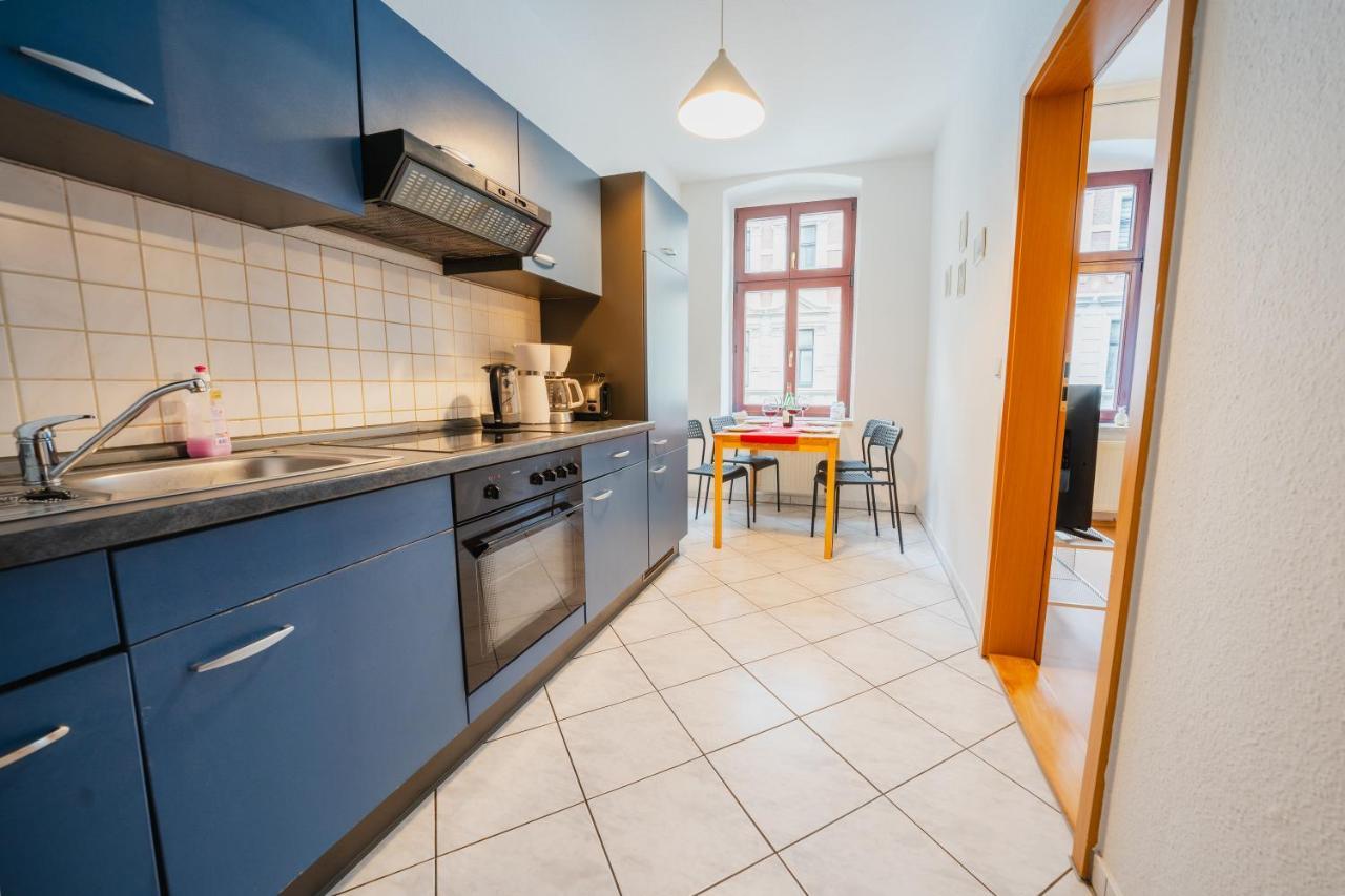 Blue Chili 08 - Magdeburg 2-Zimmer Altbau, Wi-Fi, 5 Pax Buitenkant foto