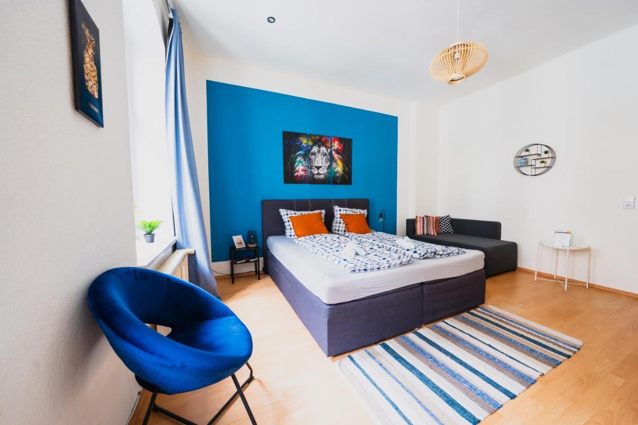 Blue Chili 08 - Magdeburg 2-Zimmer Altbau, Wi-Fi, 5 Pax Buitenkant foto